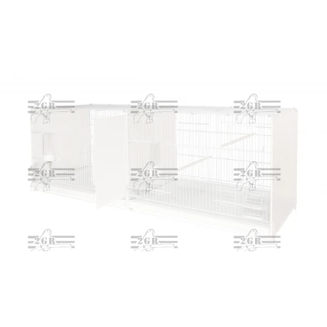 Cage D'élevage Pliable "BORMIO" 120x40x40 Cm 2 Cage D'élevage Pliable "BORMIO" 120x40x40 Cm – Image 2