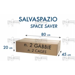Cage D'élevage Pliable "BORMIO" 120x40x40 Cm 7 Cage D'élevage Pliable "BORMIO" 120x40x40 Cm -Fournitures Pour Oiseaux cage d elevage pliable cortina 120x40x40 cm 1 5