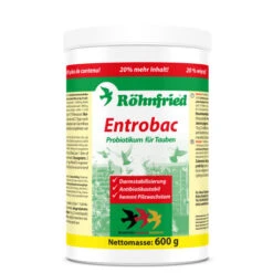 Fournitures Pour Oiseaux -Fournitures Pour Oiseaux entrobac 600gr flore intestinale pre et probiotiques 1