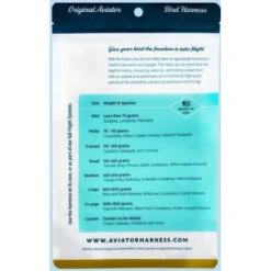 Harnais Pour Perroquets Aviator - S/Rouge -Fournitures Pour Oiseaux harnais pour perroquets aviator srouge 2