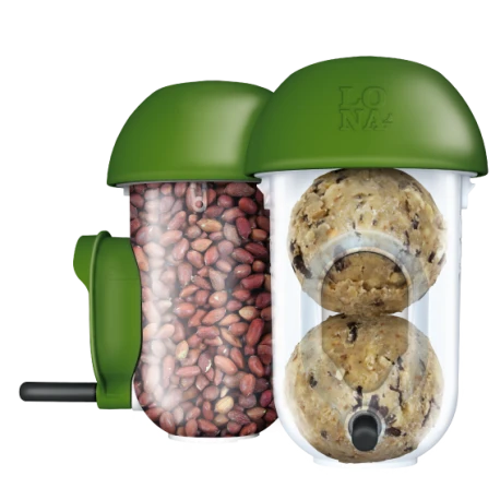 Mangeoire Lona "Voersilo D2 Combi" - Vert 1 Mangeoire Lona "Voersilo D2 Combi" - Vert