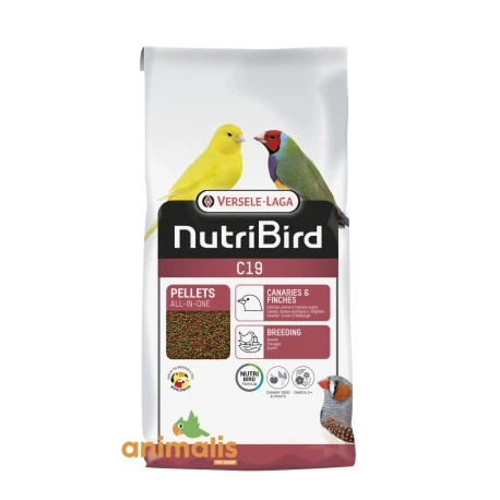 VERSELE-LAGA Nutribird C19 Tropical 10kg 1 VERSELE-LAGA Nutribird C19 Tropical 10kg