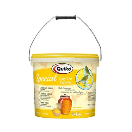 Pâtée Quiko Spécial 5kg - Pâtée Jaune Pour Canaris 1 Pâtée Quiko Spécial 5kg - Pâtée Jaune Pour Canaris