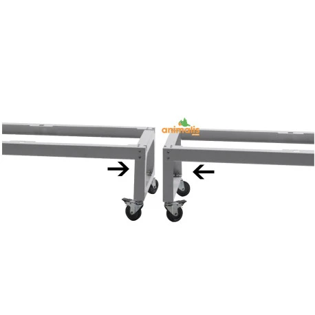 Pied Sur Roulettes De 180cm Pour Les Cages Pliables De 90 Cm - 2gr 2 Pied Sur Roulettes De 180cm Pour Les Cages Pliables De 90 Cm - 2gr – Image 2
